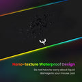 BladeHawks Extra Large RGB Gaming Mouse Pad-14 Light Modes, Extended Soft LED Mouse Pad, Anti-Slip Rubber Base, Computer Keyboard Mousepad Mat