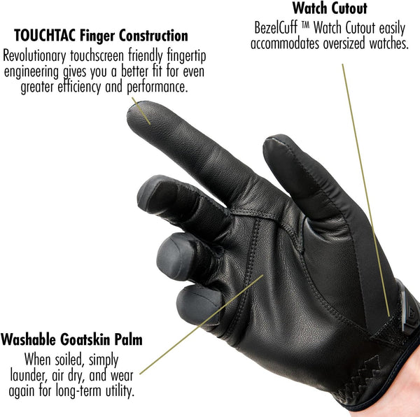 First Tactical MenâS Lightweight Patrol Glove | Skin Tight Goatskin Palm with Touchscreen Capability