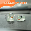 Luminous Cow Car Dashboard Decor, 6PCS Cute Cow Dash Decorations, Rear View Mirror Ornament, Interior Accessories