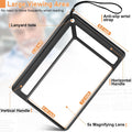 5X Full Page Magnifying Glass for Reading, Lightweight Rectangular Magnifier Provides Large Book Page Viewing Area, Upgraded Handheld Magnifier