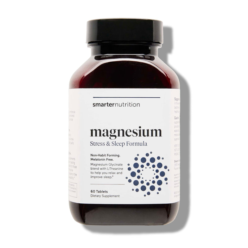 Smarter Nutrition Magnesium Complex - Chelated Magnesium Glycinate + Citrate, Malate for Sleep, Relaxation, Muscle & Nerves + Clinically Proven