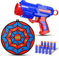Shooting Games Toys for Nerf Gun Party, Shooting Targets with Toy Guns 10 Foam Darts Kids Outdoor Indoor Toys for Birthday Easter Xmas Gifts for 4
