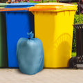 Compostable Trash Bags, 13-15 Gallon Biodegradable Trash Bags Recycled Garbage Bags Unscented Wastebasket Liners for Kitchen Office(75 Counts, Blue)