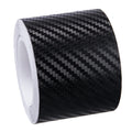 Carbon Fibre Detailing Vinyl Wrap Tape Roll DIY for Black Out Chrome Delete Window Trim Door Trim (2" X 30Ft)