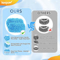 KEEPOW Reusable Mop Pads Compatible with Swiffer Sweeper Mop â Microfiber Wet & Dry Mopping Cloths for All Floors, Washable Compatible with