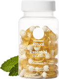 Ritual Multivitamin for Men 18+ with Zinc, Vitamin a and D3 for Immune Function Support*, Omega-3 DHA, B12, K2, Gluten Free, Non-Gmo, Vegan, Mint
