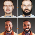 MALE GOD Beard Growth Kit, Beard Kit W/Beard Growth Oil, Balm, Comb, Massager for Spot/Patchy Beard, Gifts for Men Him Boyfriend Husband