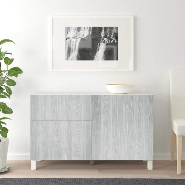 Gray Wood Contact Paper 17.71 X 118 Inch Wood Grain Texture Peel and Stick Wallpaper Adhesive Paper Light Grey Wall Covering Desk Shelf Drawer