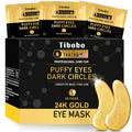 Under Eye Patches (36 Pairs) - 24K Gold Eye Masks Enriched with Abundant Collagen for Dark Circles, Puffy Eyes, Wrinkles - Gifts for Women Skin