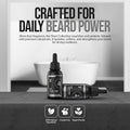 The Beard Struggle - Day Liquid Tonic Beard Oil - Silver Collection (Viking Storm) - Beard Oil for Men - Moisturize, Softens Hair, Reduces Itch -