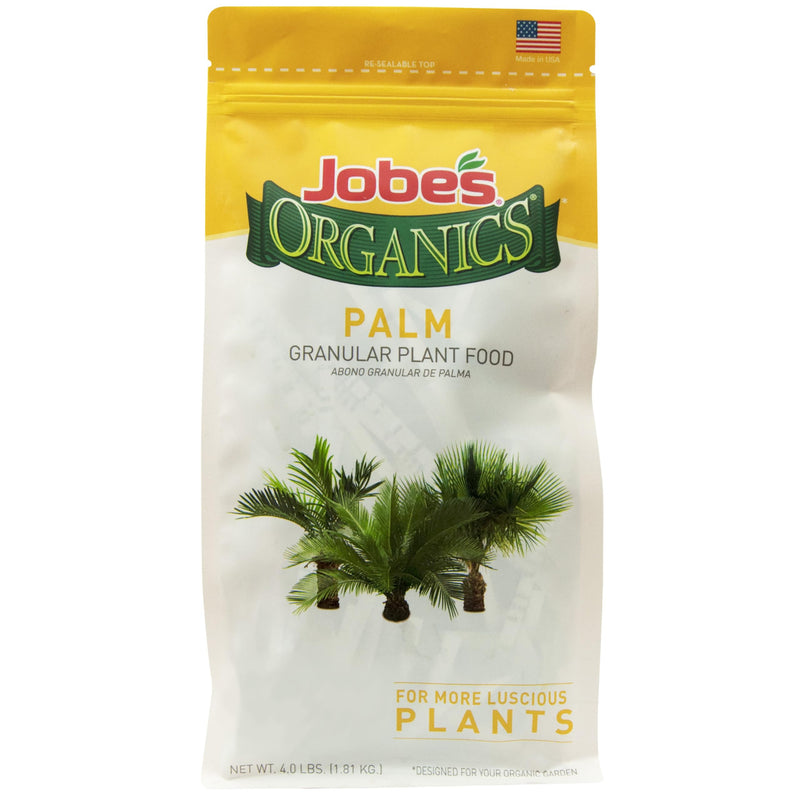 JobeâS Organics Granular Fertilizer, Organic Fertilizer for Palm Trees and Plants, 4 Lbs Bag