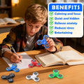SCIONE Fidget Spinners Toys 5 Pack, Sensory Hand Fidget Pack Bulk, Anxiety Toys Stress Relief Reducer, Party Favors for Kids Adults Goodie Bag