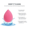 AOA Studio Collection Makeup Sponge Set Makeup Blender Latex Free and High-Definition Super Soft Set of 6 Makeup Blender for Powder Cream and