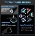 JIFETOR Radiator Pressure Leakage Tester Vacuum Cooling System Purge Coolant Refill Tool Kit 28PCS Universal Automotive Water Tank Leak Test