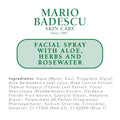 Mario Badescu Facial Spray with Aloe, Herbs and Rose Water for All Skin Types, Face Mist that Hydrates, Rejuvenates & Clarifies 4 Fl Oz (Pack of 1)