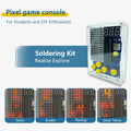EIELE Soldering Practice Kit Electronic Pixel Games Electronic DIY Kits for Teenagers Soldering Kit Adults Suitable for School Students Learning
