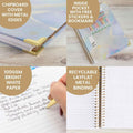 Bloom Daily Planners HARDCOVER 2025 (8.5" X 11") Calendar Year Day Planner (January 2025 - December 2025) - Aesthetic Goal Organizer - Monthly &