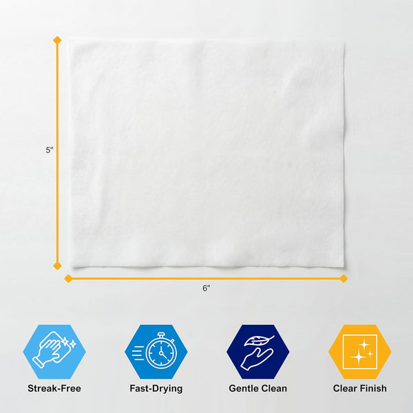 MED PRIDE 100 Pre-Moistened Anti-Fog Lens and Screen Cleaning Wipes for Eyeglasses, Touchscreens, Camera Lenses; Quick-Dry, Scratch-Free,