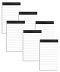 6 Pack Small Notepads Refills Memo Pads 3 X 5 Inch Lined Writing Note Pads with 30 Sheets Note Pad Paper in Each Pad Mini Pocket Notebook Refills