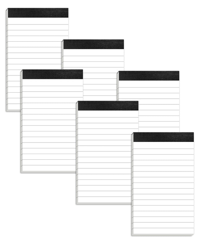6 Pack Small Notepads Refills Memo Pads 3 X 5 Inch Lined Writing Note Pads with 30 Sheets Note Pad Paper in Each Pad Min