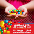 American Gumball Company Refill Gumballs 2 Pound Bag - .62 Inch Small Gumballs for 1/2" Gumball Machine, Assorted Flavors