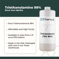 Diychemicals | Triethanolamine 99% | 1 Quart (32 Fl Oz)