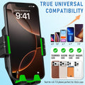 Heavy Duty Phone Holder - Long Arm, Anti-Shake Suction Cup, Compatible with All Phones & Vehicles