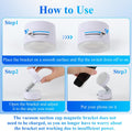 Vacuum Magnetic Suction Phone Holder, 2025 New Magnetic Multifunctional Holder, Foldable and Retractable Double-Sided Magnetic Phone Holder for