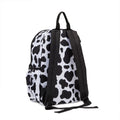 Zodaca Cow Print Mini Backpack for Women, and Girls, Small Shoulder Bag for School, Travel, Day Trips, Concerts, and Festivals, Cow Mini Backpack