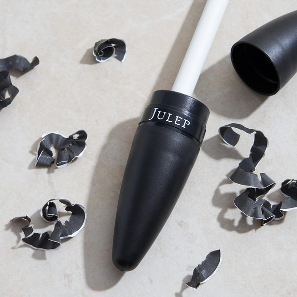 Julep Cosmetic Makeup Pencil Sharpener - Eyeliner, Lip Liner and Eyebrow Pencils - Compact Travel Friendly - Easy to Clean - Universal Sharpener