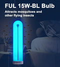 7.7 Inch BF35 Replacement Bulb 15 Watt for BK-15D Stinger FP15 TZ15 Hemiua 4 Count