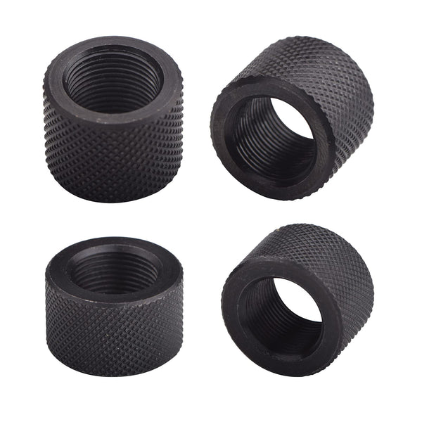 Jingzan 4 Pack 1/2 X 28 & 5/8 X 24 Thread Protector Steel for .22LR .223 5.56 & .308 LR308