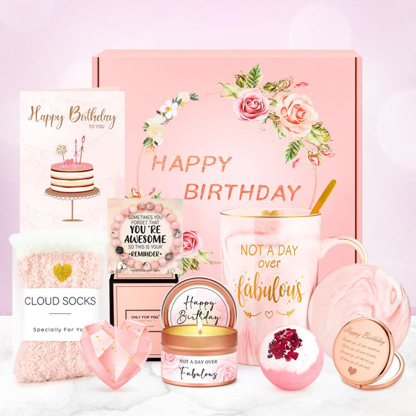 Birthday Gifts for Women Happy Birthday Gift Basket for Women Birthday Gifts Ideas Womens Gift for Birthday Box for Women Birthday Gifts for