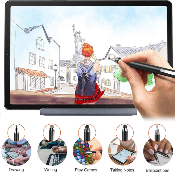 Penyeah Stylus Pen, 4 in 1 Disc Stylus Pens for Touch Screens, High Precision and Sensitivity Universal Capacitive Stylus, Stylist for