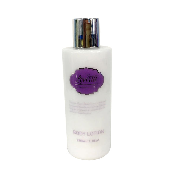 Spa Gift Basket with Lavender Fragrance and Lilac Color - Bath and Body Set Includes Shower Gel, Body Lotion, Hand Lotion, Bath Salt, Flower