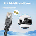 Cat 6 Ethernet Cable 5 FT 10Gbps 250Mhz, Outdoor & Indoor Network Cable for Router/Modem/Pc, RJ45 LAN Internet Cord with Snagless Design