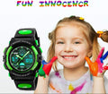 Cofuo Kids Digital Sport Watch, Boys Girls Waterproof Sports Outdoor Watches Children Casual Electronic Analog Quartz Wrist Watches with Alarm
