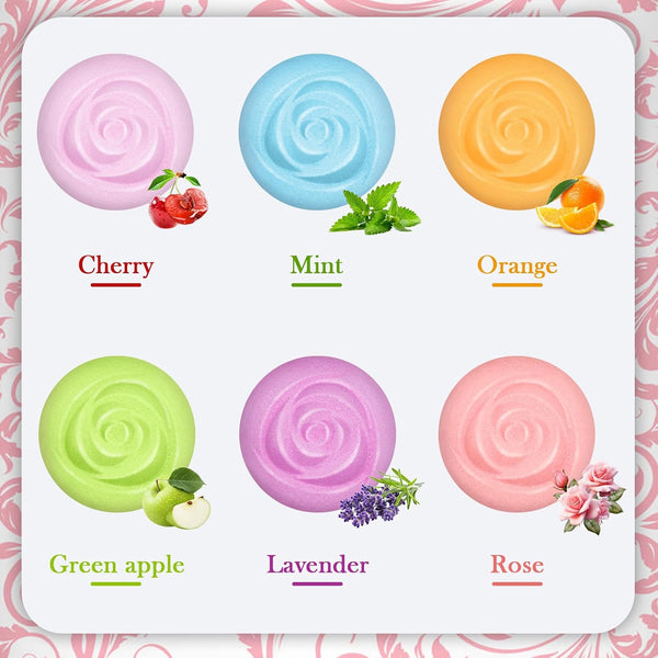 Bath Bombs for Women - 30 Pcs Handmade Natural Essential Oils Rose Bath Bombs, Home Spa Fizzies Bubble Bath, Birthday Gifts for Women Her Self