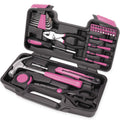 40-Piece All Purpose Household Pink Tool Kit for Girls, Ladies and Women - Includes All Essential Tools for Home, Garage, Office and College
