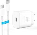 30W USB C Fast Charger Compatible Iphone 16/16 Plus/16 Pro/16 Pro Max/Iphone 15/15 Pro Max/Ipad Pro/Airpods, PD USBC Fast Charging Block Wall Plug