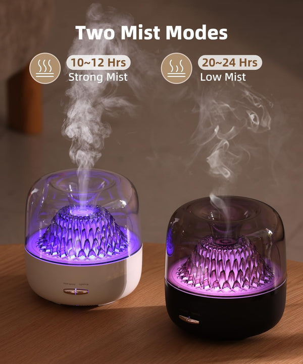 Personal Essential Oil Diffuser, 200Ml Ultrasonic Mist Fragrance Aroma Diffusers with 7 LED Color Ambient Light, Small Size for Aromatherapy,