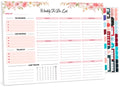 Weekly to Do List Notepad, 8.5''X11'' Weekly Desk Planner with 52 Tear off Sheets Undated Weekly Planner Habit Tracker & Productivity Organizer