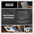 Dunwell Photo Album 8X10 (Silver) with Black Mounting Paper, 8 X 10 Photo & Art Portfolio Presentation Book, 24 Sleeves, Displays 48 Pages,