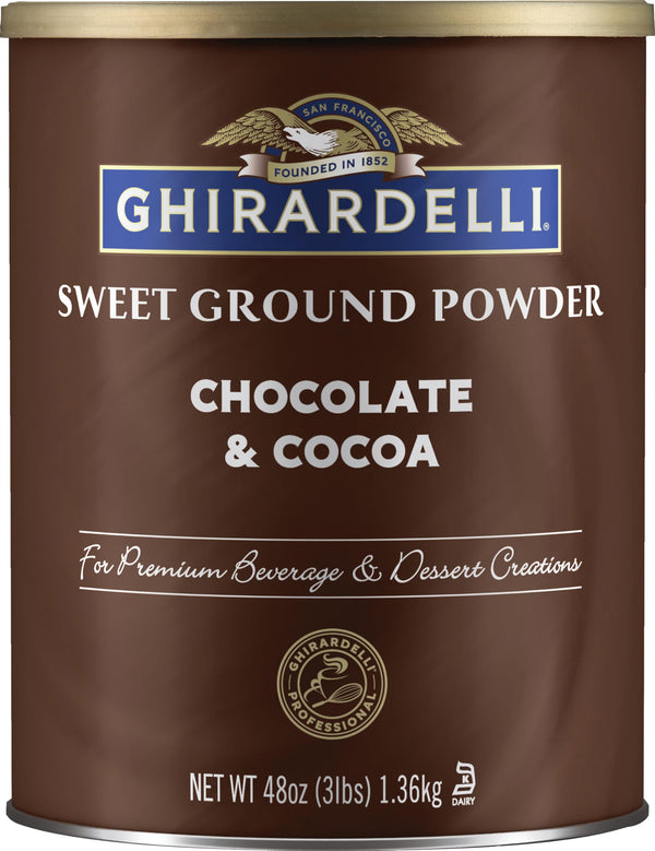 Ghirardelli Sweet Ground Chocolate and Cocoa | 3 Lb. | Baking & Desserts