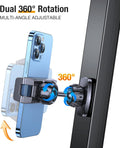 Magnetic Phone Holder for GymãStrong MagnetsãGym Magnetic Phone Holder Attach to Metal Surface, Magnetic Phone Mount for Gym Accessories for Men