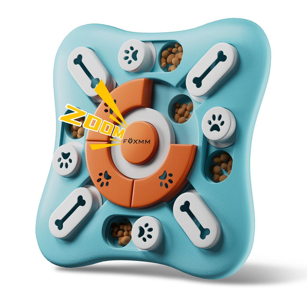 Interactive Dog Treat Puzzle Toys for IQ Training & Mental Stimulating,Fun Slow Feeder,Large Medium Small Dogs Enrichment Toys with Squeak Design