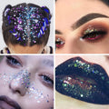 UCANBE Pro Glitter Eyeshadow Palette - Professional 16 Colors - Chunky & Fine Pressed Glitter Eye Shadow Powder Makeup Pallet Highly Pigmented