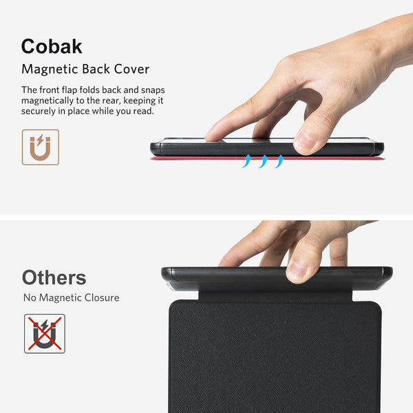 Cobak Magnetic Case for 7" Kindle Paperwhite 12Th Gen 2024 and Kindle Colorsoft - Compatible with Iphone Magsafe, for Popsockets Grip, for Anker