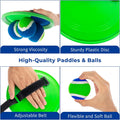 Outside Toys for Kids Ages 4-8 - Toss and Catch Ball Set, Kids Outdoor Games Yard Games for Kids and Adults with 6 Paddles and 3 Balls Toys for 3