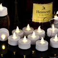 Battery Operated LED Tea Lights: 24PACK Flameless Votive Candles Lamp Realistic and Bright Flickering Holiday Gift Long Lasting 200Hours for